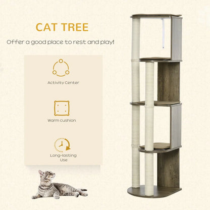 Torreus Cat Tree The Cat Cubby Tree Default Title