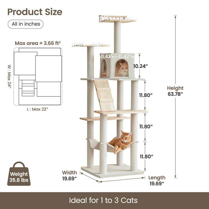 Torreus Cat Tree Derrelle Cat Tree