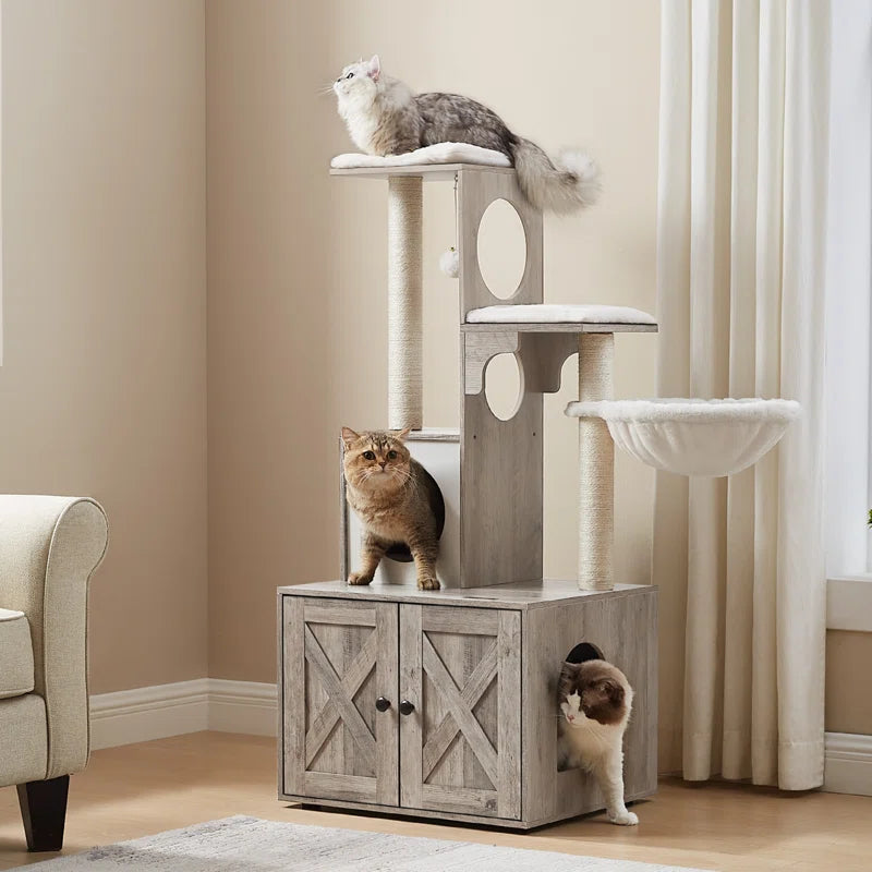 Torreus Cat Tree Barndoor Cat Tree