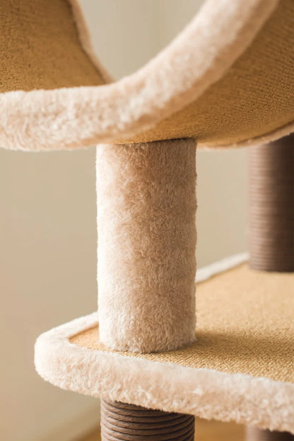 Torreus Cat Tree Fur-Lined Scandinavian Cat Tree Default Title