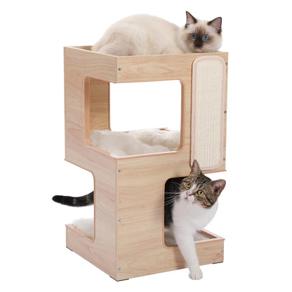 Torreus Cat Tree Dual Bedside Table & Cat Tree Default Title