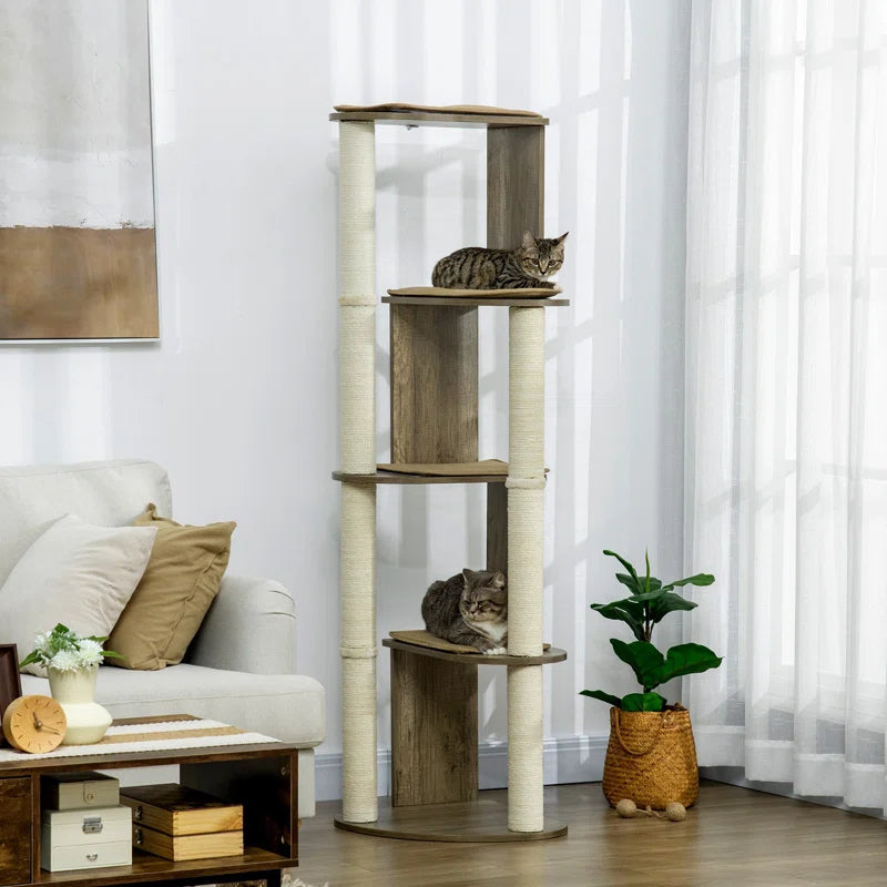 Torreus Cat Tree The Cat Cubby Tree Default Title