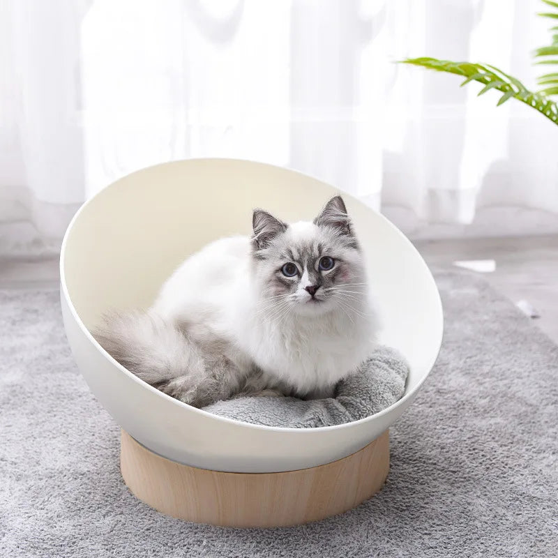 Torreus Cat Bed Eggshell Meow Lounger Default Title