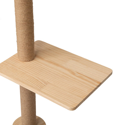 Climb and Scratch Wall-Mounted Cat Tree