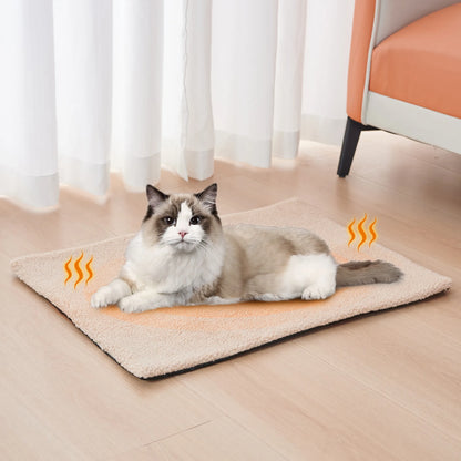 Torreus Cat Bed CalmiCat™ Eco Self-Heating Therapy Cat Bed Beige / One-Cat Household