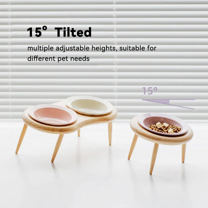 Torreus Food Bowl Elevated Ceramic Food Bowl