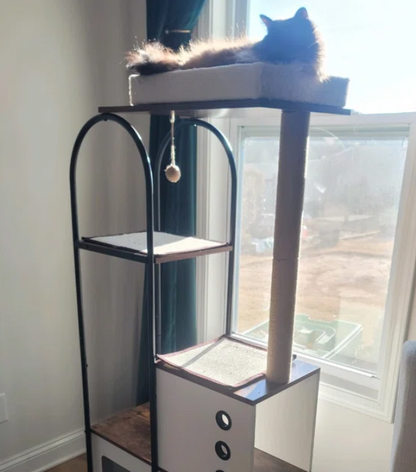 Torreus Cat Tree Bookcase Cat Tree Default Title