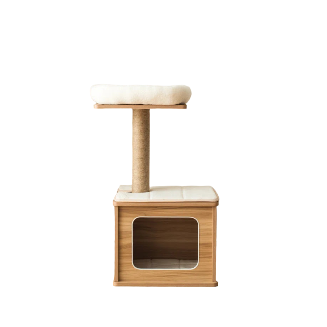 Torreus Cat Tree Minimalistic Cat Hut Default Title