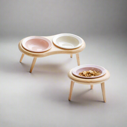 Elevated Ceramic Food Bowl