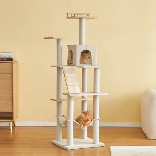 Torreus Cat Tree Derrelle Cat Tree Beige