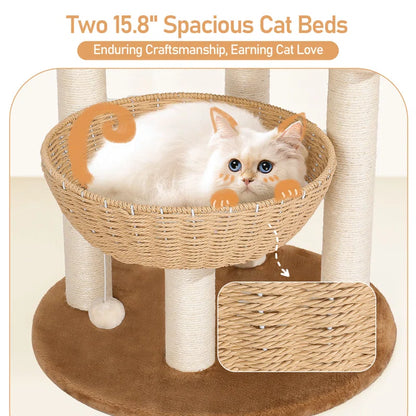 Torreus Cat Tree Donut Basket Cat Tree Default Title